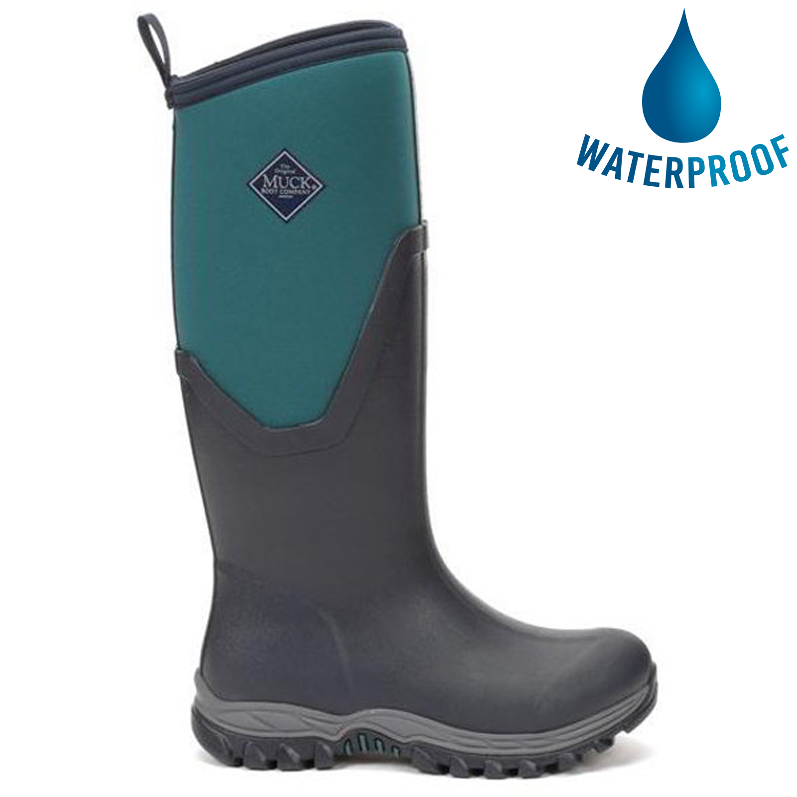 Ladies Mens Fleece Lined Padded Rain Snow Waterproof Sole Wellington Mucker Boots Size UK 3-11 