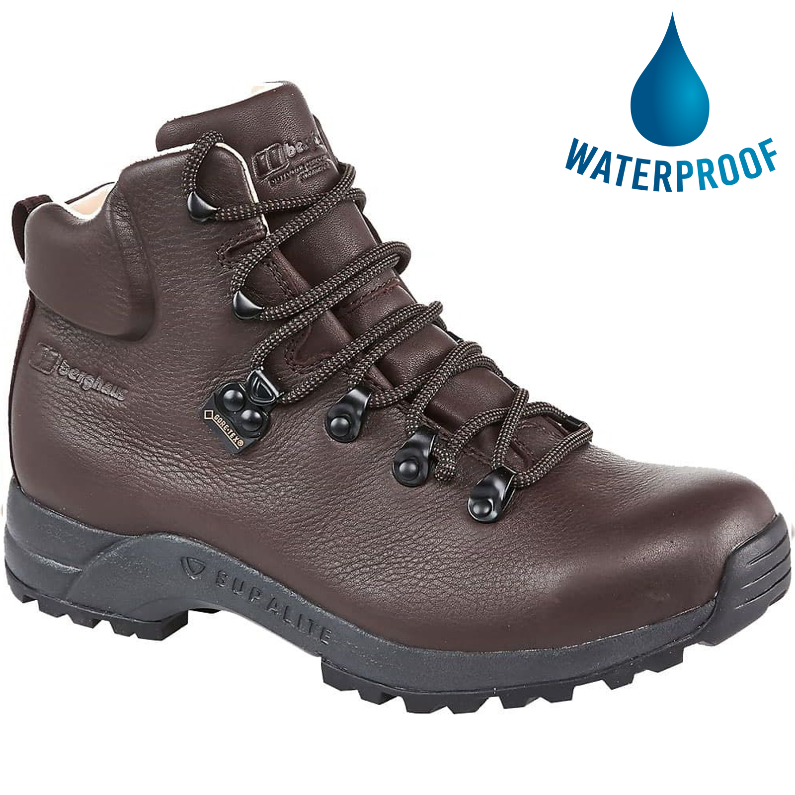 Brasher by Berghaus Womens Supalite II GTX Waterproof Boots - Brown