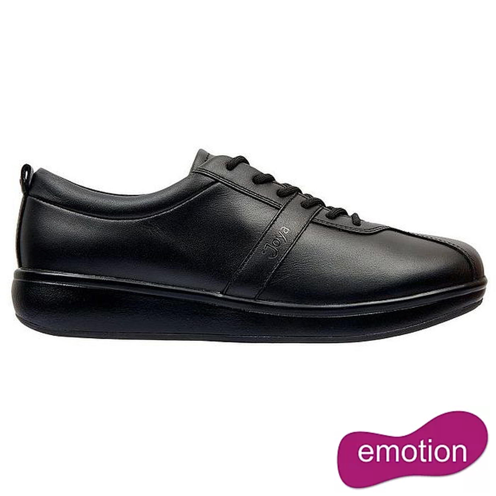 Joya Women's Emma Emotion Leather Lace Up Shoes - Black