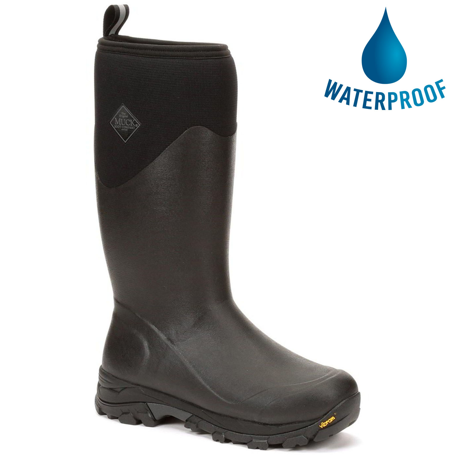 Muck Boots Mens Arctic Ice Tall Wellington Boots - Black