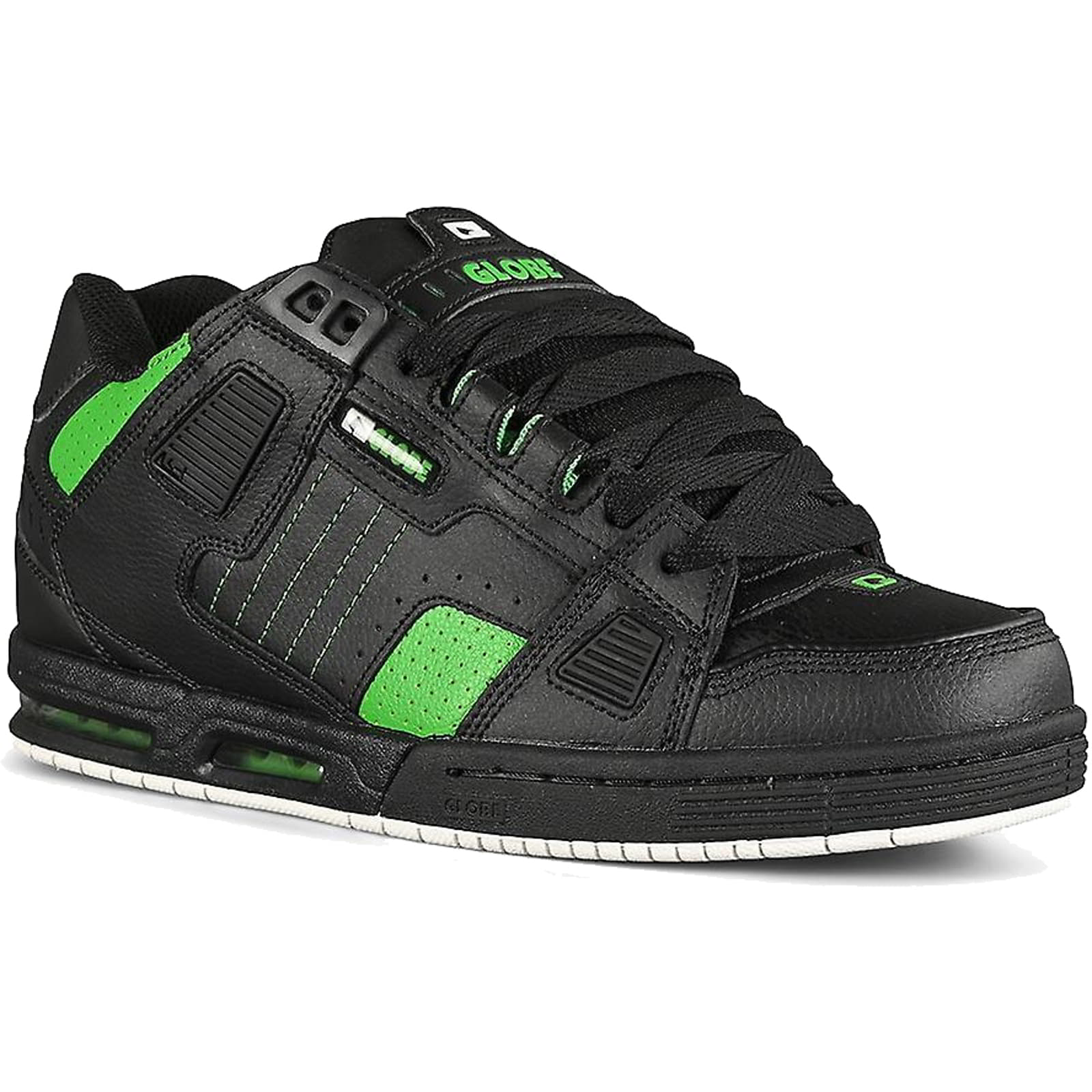 Globe Men's Sabre Skate Shoes - Black Moto Green
