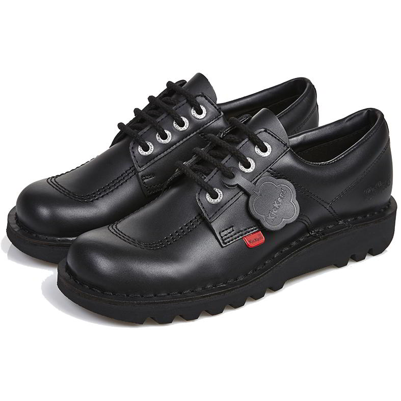 Kickers Men's Kick Lo Core Work School Shoes - Black