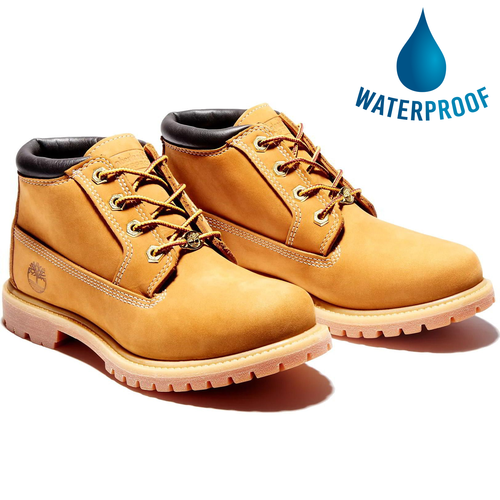 Timberland Women's Nellie Chukka Double Waterproof Boots - Wheat - 23399