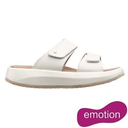 Joya Womens Vienna Adjustable Slide Sandal - White