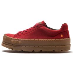 Art Mens Womens 1173 Blue Planet Chunky Shoes Trainers - Red