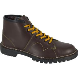 Grafters Mens Womens B430A Monkey Boots - Wine Red