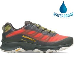 Merrell Men's Moab Speed GTX Waterproof Walking Shoes - Tangerine