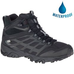 Merrell Mens Moab FST Ice Thermo Waterproof Boots - Black Black
