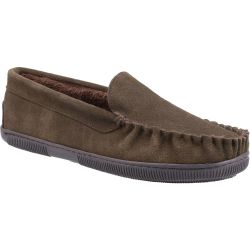 Cotswold Mens Sodbury Slippers - Brown