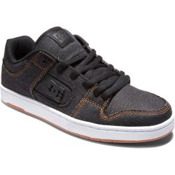 DC Men's Manteca 4 Skate Shoes - Black Denim