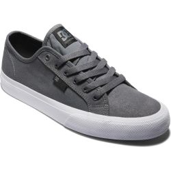 DC Mens Manual Canvas Skate Shoes - Grey Gum