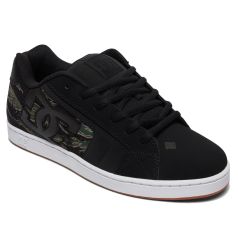 DC Mens Net SE Skate Shoes - Black Camo
