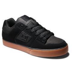 DC Mens Pure Skate Shoes - Black Gum