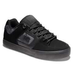 DC Mens Pure WNT Skate Shoes - Black Camo Print