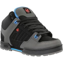 DVS Mens Militia Boot Water Resistant Shoes - Black Fiery Red Blue