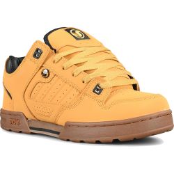 DVS Mens Militia Snow Water Resistant Shoes - Yellow Black Nubuck