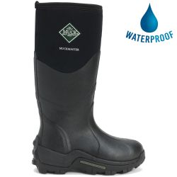 Muck Boots Mens Womens Muck Master Neoprene Wellies Rain Boots - Black