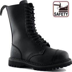 Grinders Men's Herald CS Safety Steel Toe Cap Boots - Black