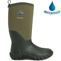 Muck Boots Men's Edgewater II Neoprene Wellies Rain Boots - Moss