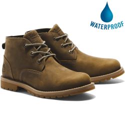 Timberland Mens Larchmont Waterproof Leather Chukka Boots - Medium Brown A5Z4W