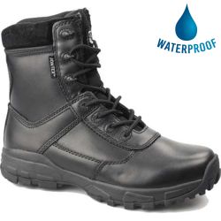 Grafters Mens Ambush Waterproof Combat Cadet Military Boots - Black