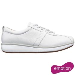 Joya Women's Emma Emotion Leather Lace Up Shoes - White