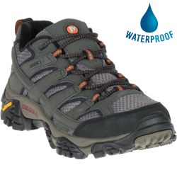 Merrell Men's Moab 2 GTX Waterproof Walking Shoes - Beluga