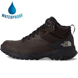The North Face Mens Storm Strike III Waterproof Boots - Coffee Brown TNF Black