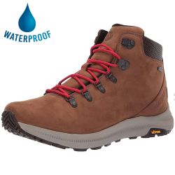 Merrell Mens Ontario Mid Waterproof Boots - Dark Earth