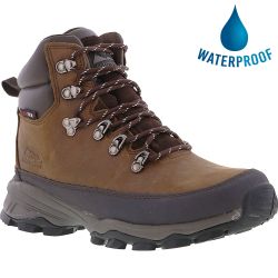 Johnscliffe Mens Edge Waterproof Boots - Dark Brown