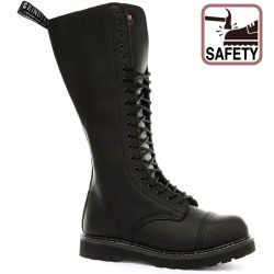 Grinders Men's King CS Steel Toe Cap Boots - Black