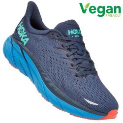 Hoka One One Mens Clifton 8 Running Shoes - Outer Space Vallarta Blue