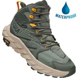 Hoka Anacapa Mid GTX Waterproof Walking Boots - Thyme Radiant Yellow
