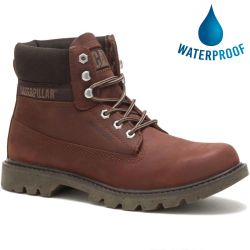 Caterpillar Mens eColorado WP Wide Fit Waterproof Boots - Deep Mahogany