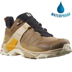 Salomon Men's X Ultra GTX Waterproof Shoes - Kangaroo Vanilla