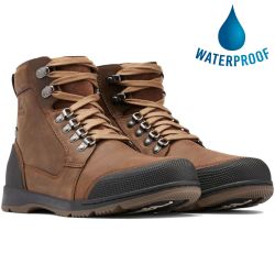 Sorel Mens Ankeny II Mid Waterproof Boots - Tobacco