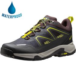 Helly Hansen Mens Cascade Low HT Waterproof Walking Shoes - Storm Sweet Lime