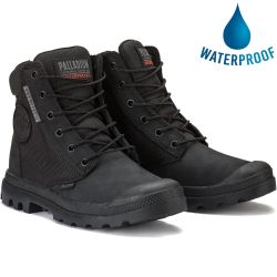 Palladium Mens Pampa Sport Cuff WPN Waterproof Boots - Black Black