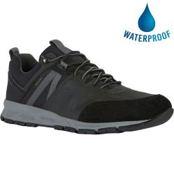 Geox Mens Delray Amphibiox Waterproof Walking Shoes - Black
