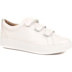 Fitflop Womens Rally Quick Stick Trainers - Urban White