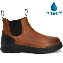 Muck Boots Mens Chore Farm Chelsea Waterproof Boots - Caramel