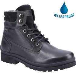 Hush Puppies Womens Annay Waterproof Boots - Black
