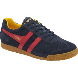 Gola Mens Harrier Trainers - Navy Red Sun