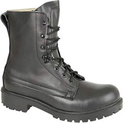 Grafters Mens Leather Assault Boot - Black