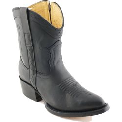 Grinders Women's Dakota Short Western Cowboy Boots - Black