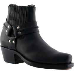 Grinders Unisex Harness Lo Ankle Boots - Black