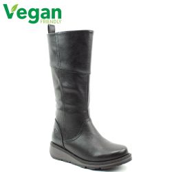Heavenly Feet Womens Robyn 3 Vegan Boots - Black