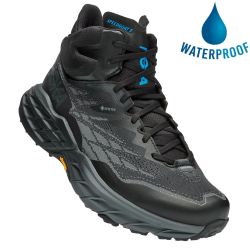Hoka One One Speedgoat 5 Mid GTX Waterproof Walking Boots - Black Black