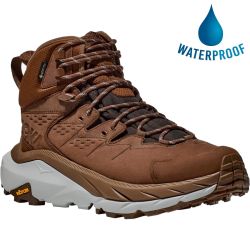 Hoka Womens Kaha 2 GTX Waterproof Walking Boots - Dark Brown Harbor Mist