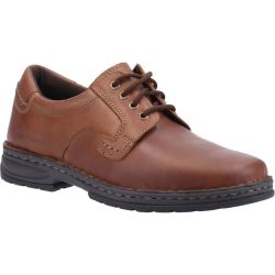 Hush Puppies Mens Outlaw II Wide Fit Shoes - Brown